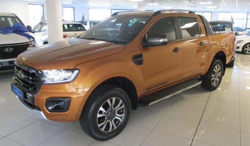 FORD RANGER 2.0 BITDI WILDRAK 4X4 AUTO DIESEL BAKKIE DOUBLE CAB 2019 MODEL BROWN. full